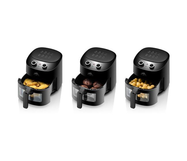 Vista Heißluftfritteuse 4,3 l 1300 W  (Schwarz) 