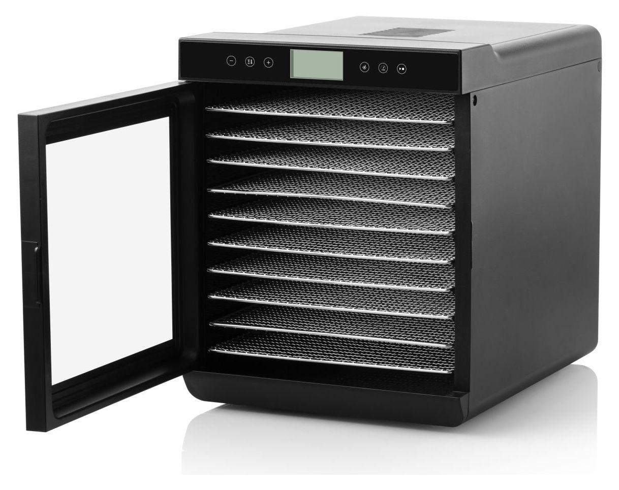 Vital Air II Dörrautomat 650 W 24 h Maximale Timer-Zeit 10 Dörrgitter 