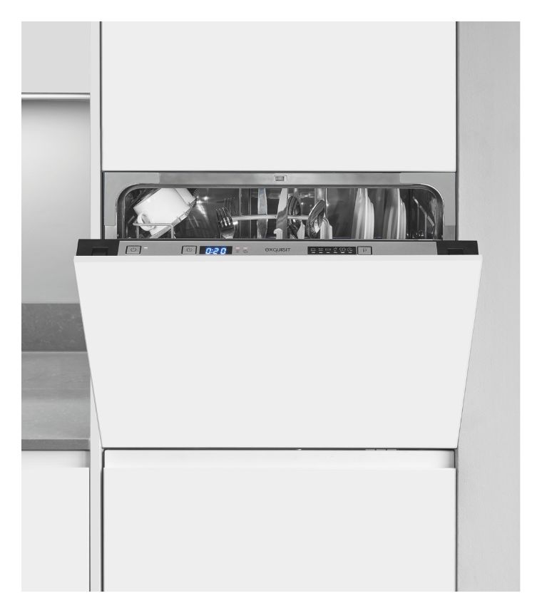 EGSP1060-E-030D Kompakt Geschirrspüler vollintegriert (ohne Front) Leise 6 Maßgedecke aquaStop Funktion 