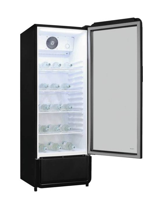 GKS220-GT-431D 240 l / 240 l Kühlschrank freistehend EEK: D 654 kWh Jahr NoFrost  (Schwarz) 