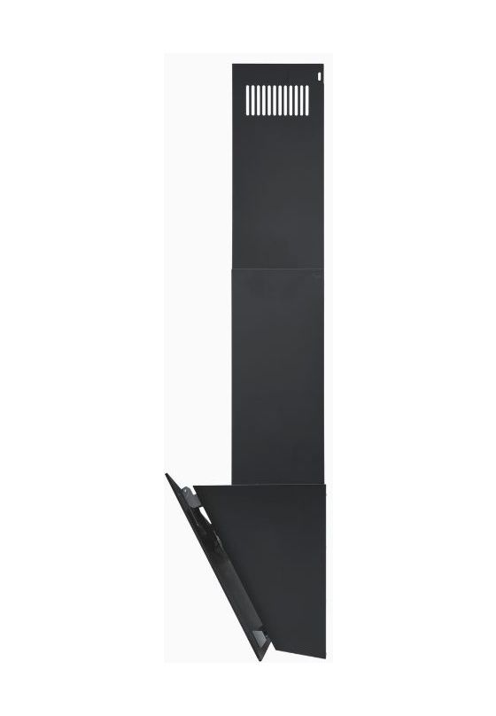 KFD603-120 Abluft/Umluft Dunstabzugshaube/Esse Wand 60 cm (Schwarz) 