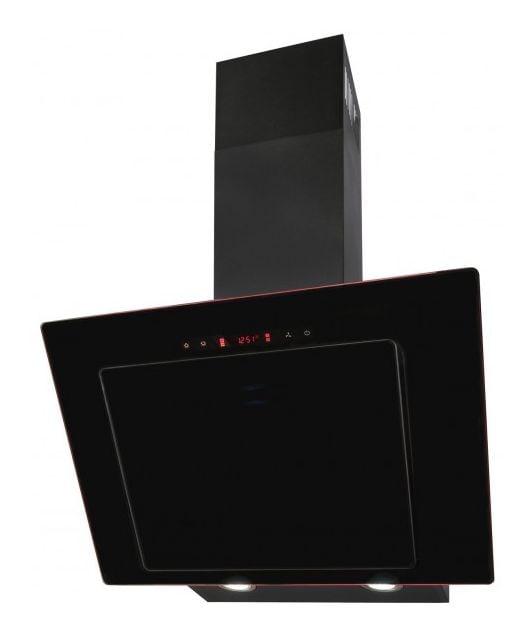 KFD607-2LED Abluft/Umluft Dunstabzugshaube/Esse Wand 540 mm (Schwarz) 