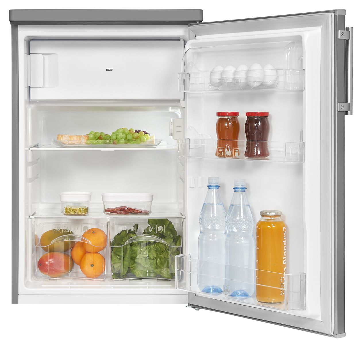 KS16-4-HE-040E 109 l / 95 l Tischkühlschrank EEK: E 139 kWh Jahr  (Edelstahl) 
