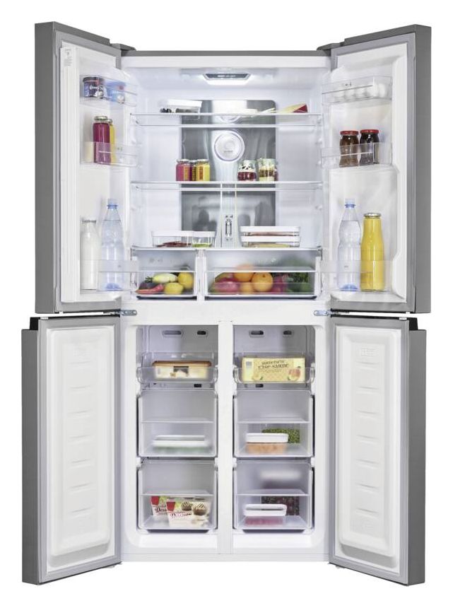 MD425-150-040C Side-by-Side Kühl-/ Gefrierkombination 271 l / 150 l 182 kWh NoFrost 1800 mm x 795 mm  (Schwarz, Edelstahl) 