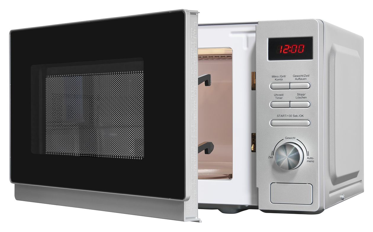 MW2070-3GDI Standgeräte Solo 1050 W Größe: klein 5 Stufen Grill  (Silber) 