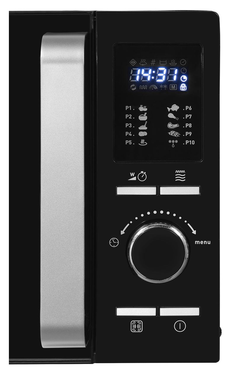 MW8925-7 Freistehende Mikrowelle 900 W Größe: klein 11 Stufen Grill  (Schwarz) 