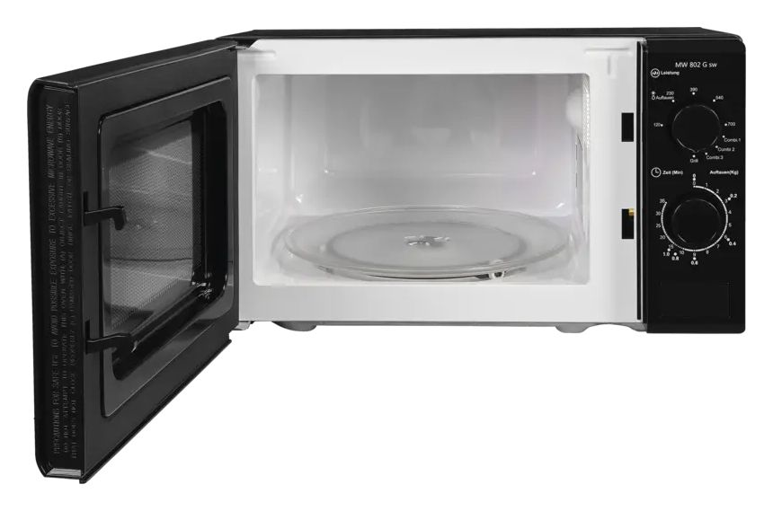 MW900-030G Standgeräte Solo 700 W Größe: klein 5 Stufen Grill  (Schwarz) 