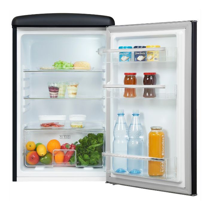 RKS120-V-H-160E 122 l Tischkühlschrank EEK: E 89 kWh Jahr  (Schwarz) 