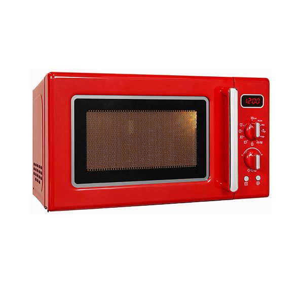 RMW720-3GDIG Standgeräte Solo 700 W Größe: klein 5 Stufen Grill  (Rot) 