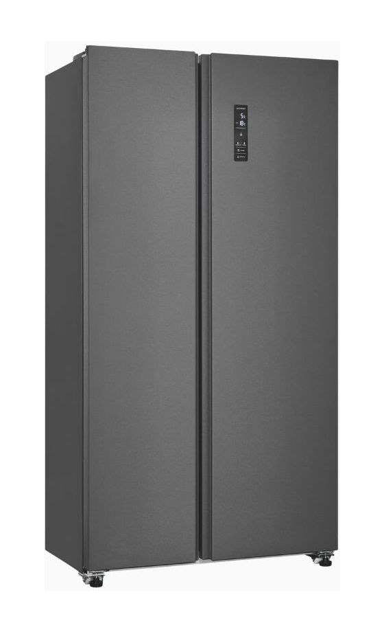 SBS46-040E Side-by-Side Kühl-/ Gefrierkombination 291 l / 151 l 287 kWh NoFrost 1770 mm x 900 mm  (Anthrazit) 