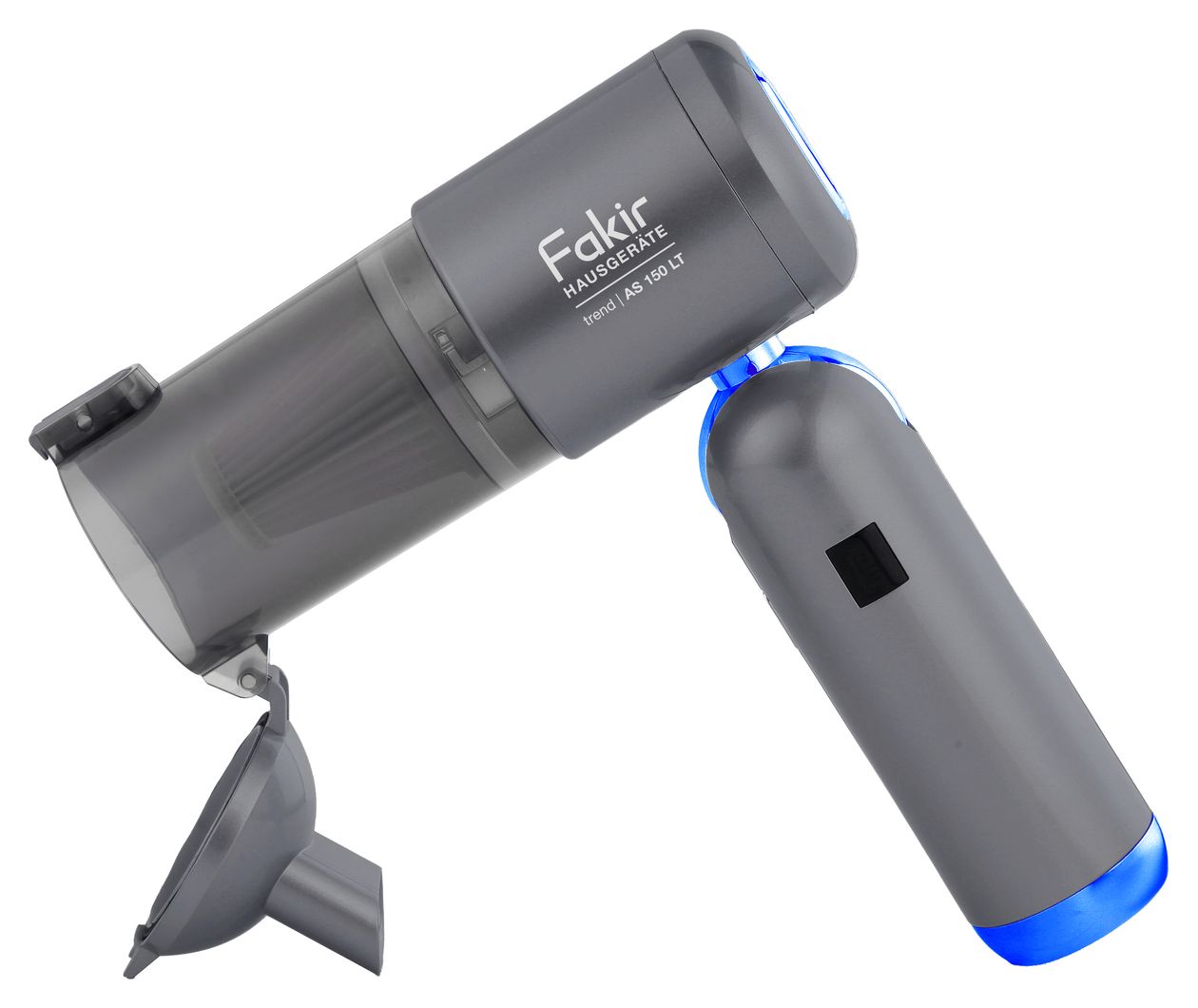 AS150LT Handstaubsauger Beutellos bis 35 min Laufzeit 11,1 V EPA  (Blau, Grau) 