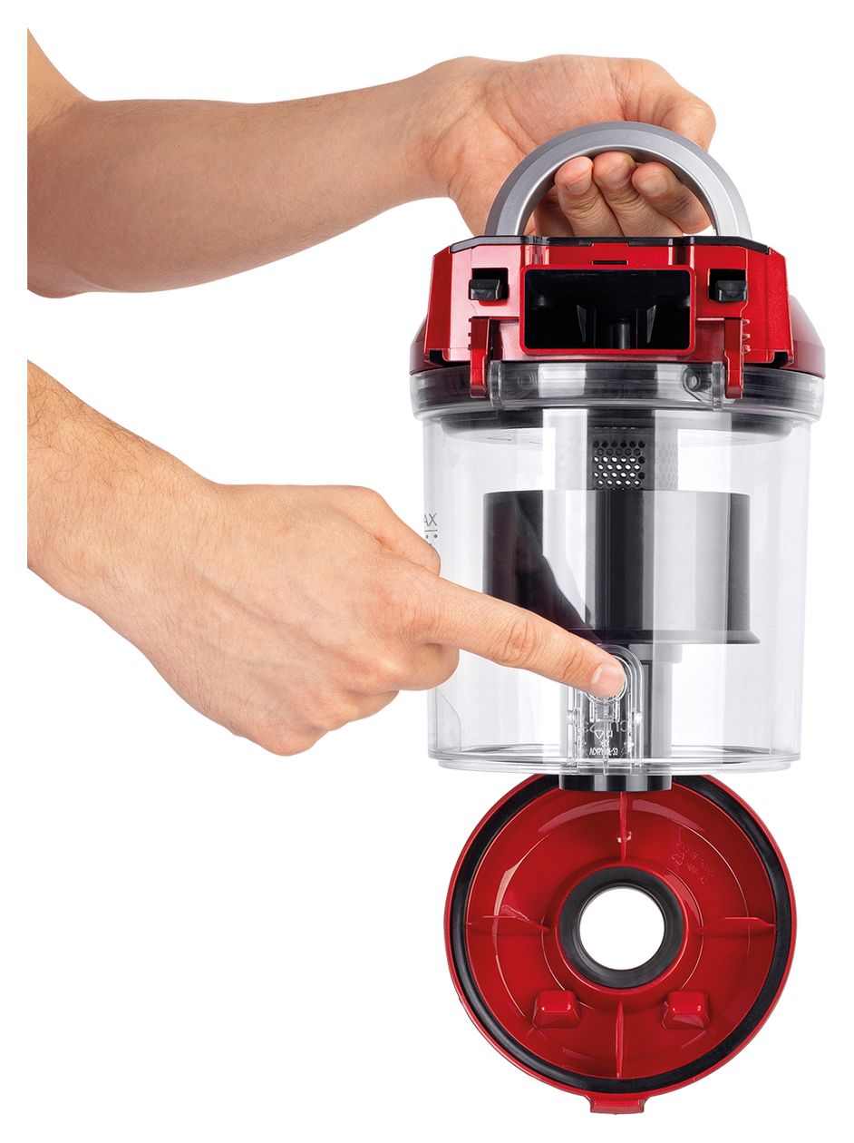 BL141 Bodenstaubsauger Beutellos 700 W EPA  (Anthrazit, Rot) 