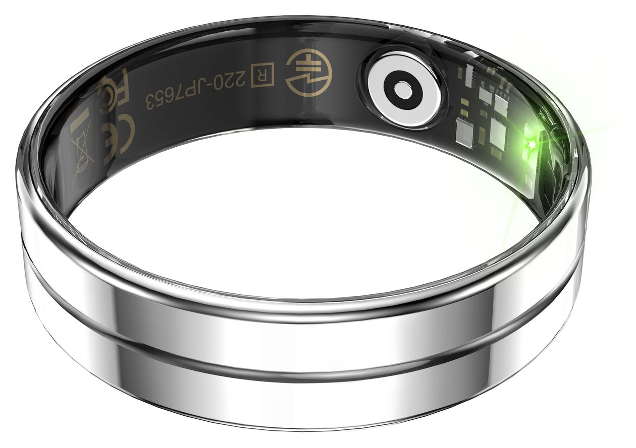 SR11 Smart Ring Größe 12  (Silber) 