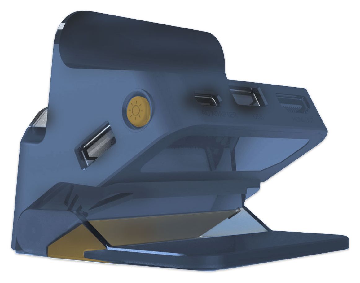 Play & Charge Dock Hogwarts Legacy Nintendo Switch  (Blau, Gelb) 