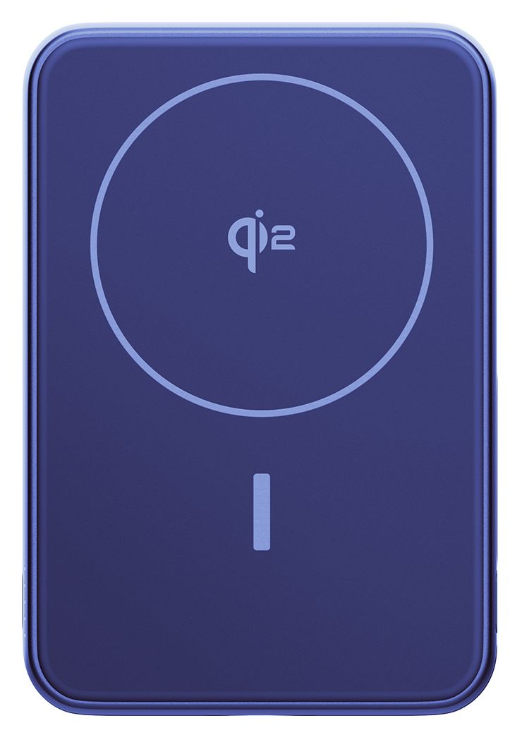 Magnetic Wireless 10000 mAh Powerbank USB Typ-C Kabelloses Laden  (Blau) 