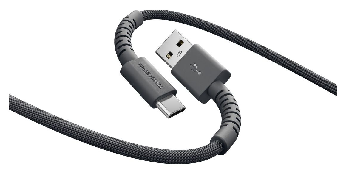 2ULC201SG Rundkabel Lightning auf USB A Männlich 2 m  (Grau) 