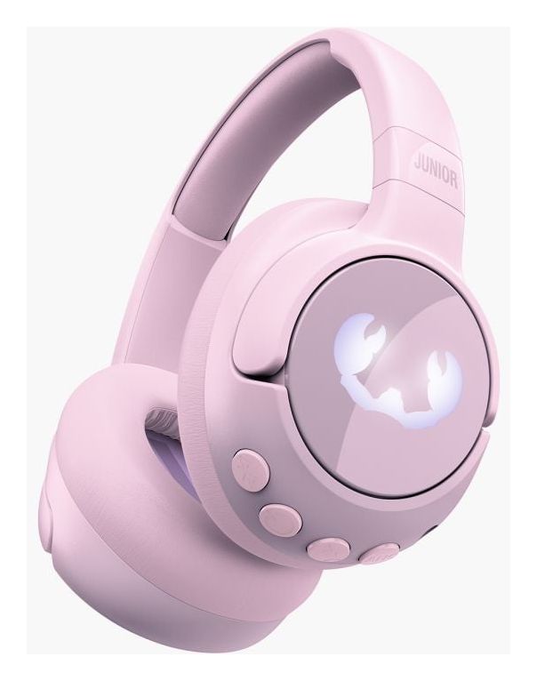 Clam Junior Ohraufliegender Bluetooth Kopfhörer kabellos 60 h Laufzeit USB Typ-C  (Pink) 