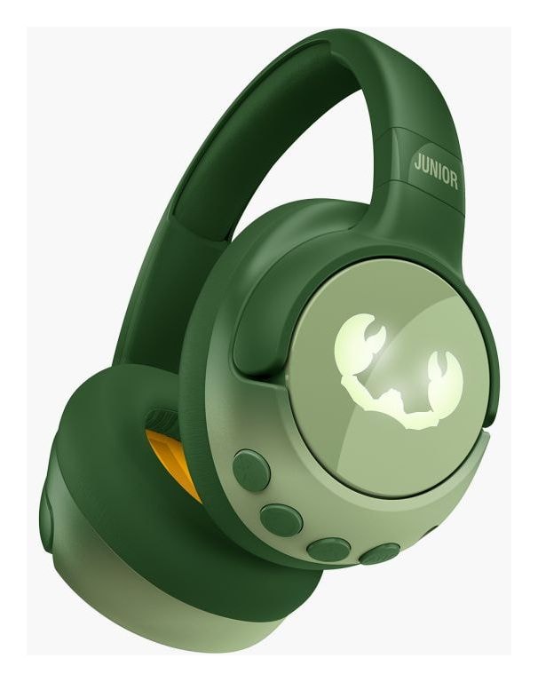 Clam Junior Ohraufliegender Bluetooth Kopfhörer kabellos 60 h Laufzeit USB Typ-C  (Grün) 