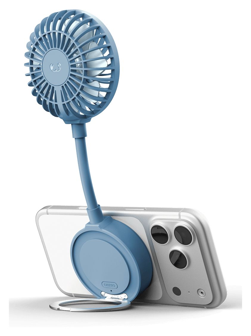 Magnetic Fan Handventilator  (Blau) 