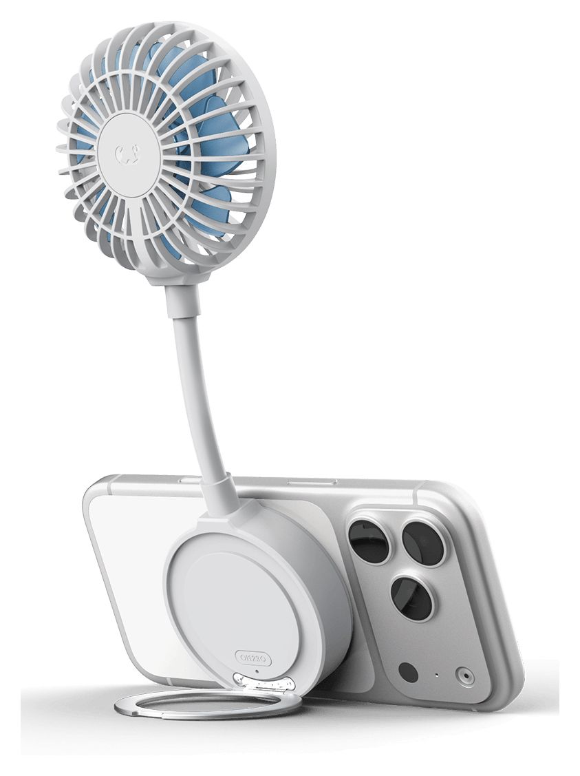 Magnetic Fan Handventilator  (Weiß) 