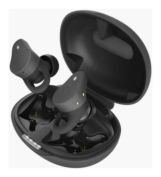 Twins Rush In-Ear Bluetooth Kopfhörer kabellos 9 h Laufzeit IP57  (Grau) 