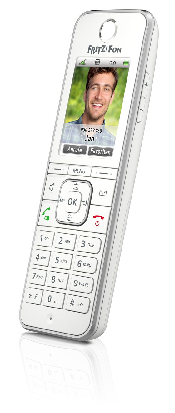 FRITZ!Fon C6 DECT-Telefon  (Weiß) 