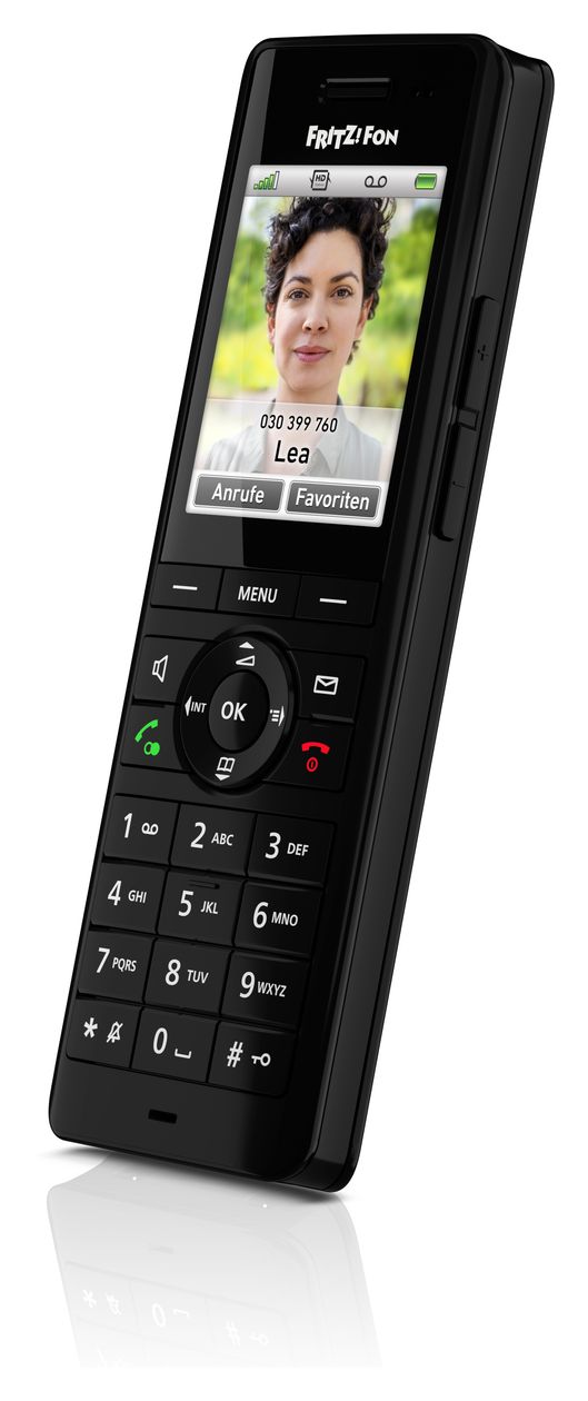 FRITZ!Fon X6 DECT-Telefon  (Schwarz) 