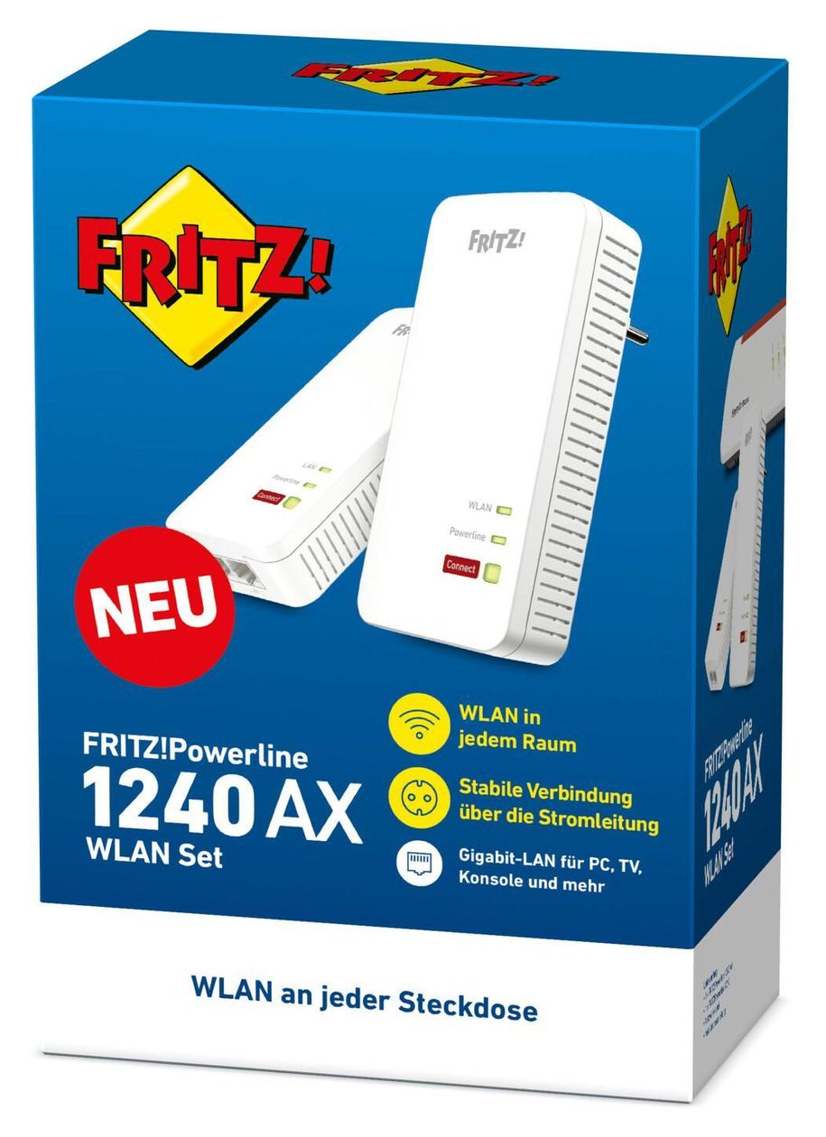 FRITZ!Powerline 1240AX Set 1200 Mbit/s WiFi 6 
