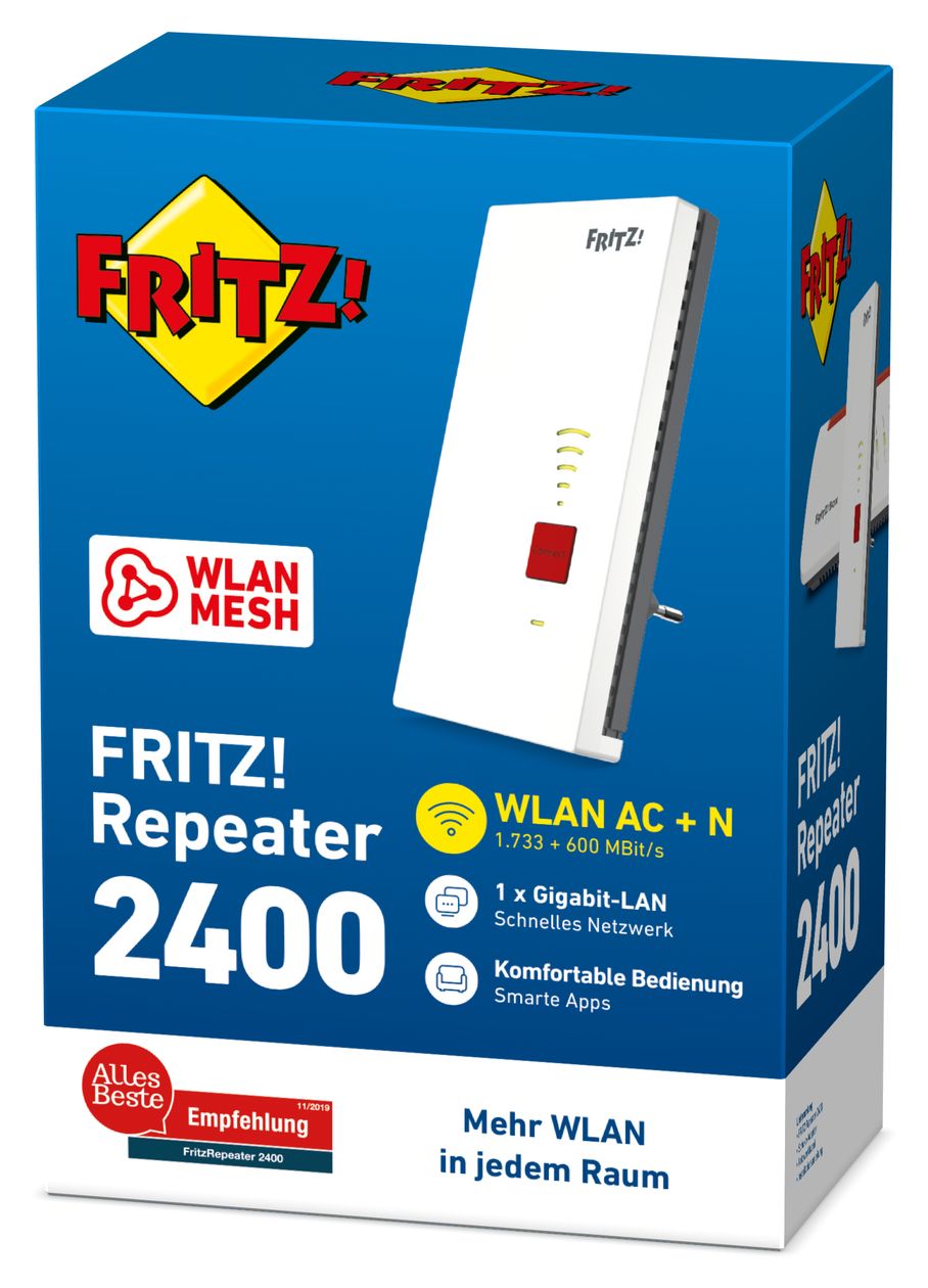 FRITZ!Repeater 2400 Mesh 1733 Mbit/s 
