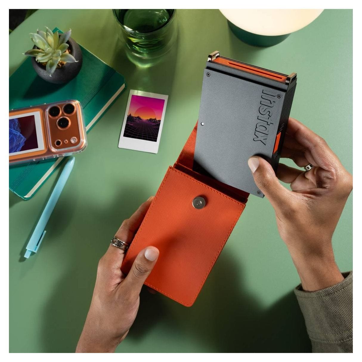 Case Cover instax mini Link+  (Orange) 