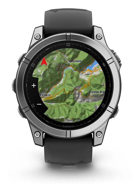 Fenix E Digital 47 mm  Smartwatch Rund  (Edelstahl) 