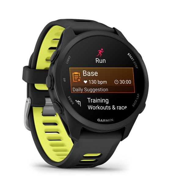Forerunner 170 Digital 30 mm Smartwatch Rund  (Schwarz) 