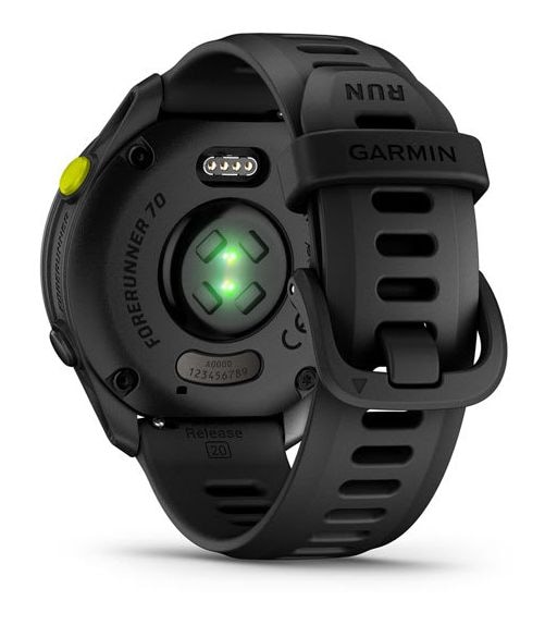 Forerunner 70 Digital 30 mm Smartwatch Rund  (Schwarz) 