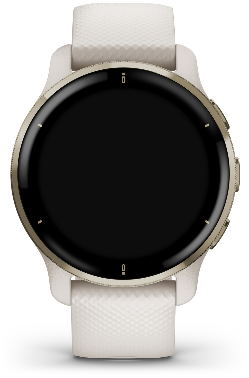 Venu 2 Plus GPS Digital 43 mm Smartwatch Rund 240 h (Gold, Elfenbein) 