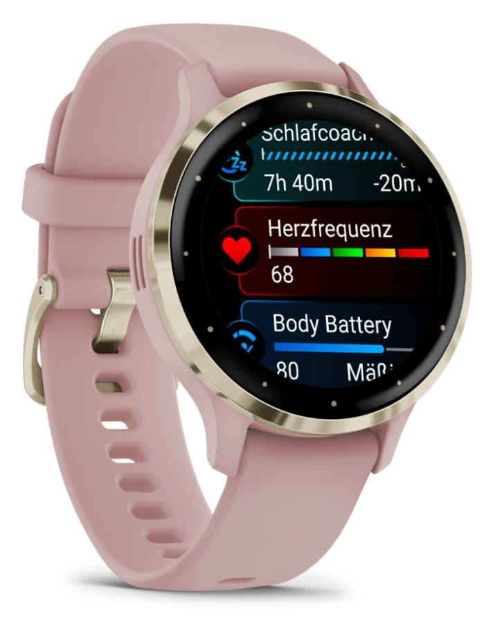 Venu 3S Digital 41 mm Smartwatch Rund  (Gold, Rose) 
