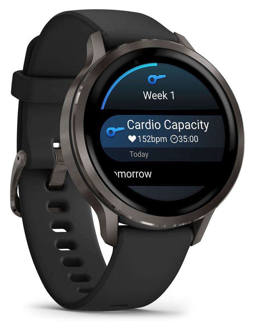 Venu 4 Digital 41 mm Smartwatch Rund 432 h  (Schwarz) 