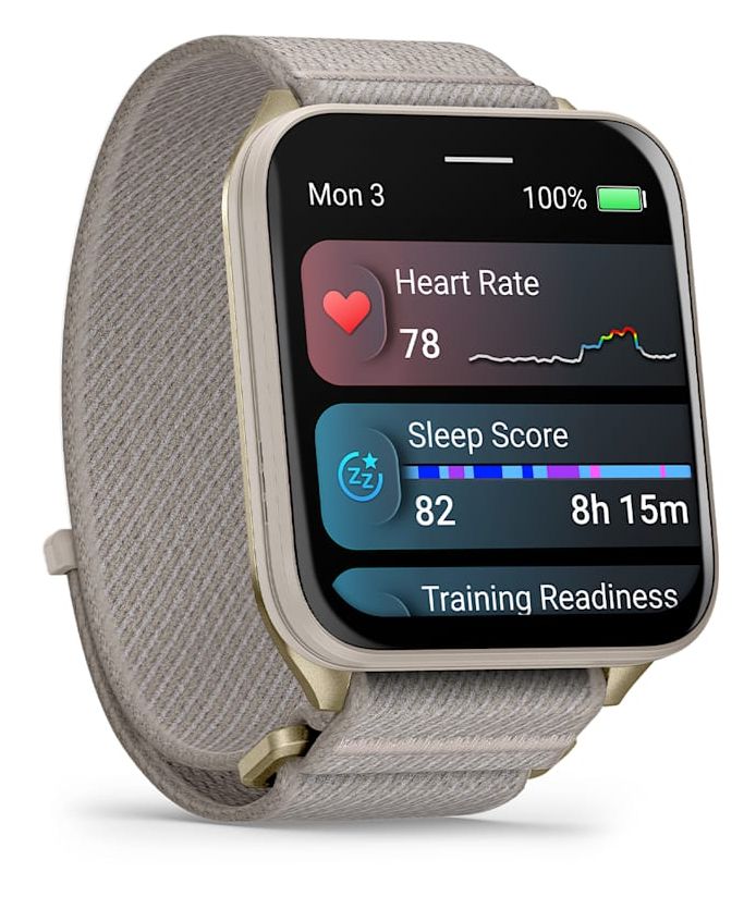 Venu X1 Digital Smartwatch Rechteckig 264 h  (Gold, Titan) 
