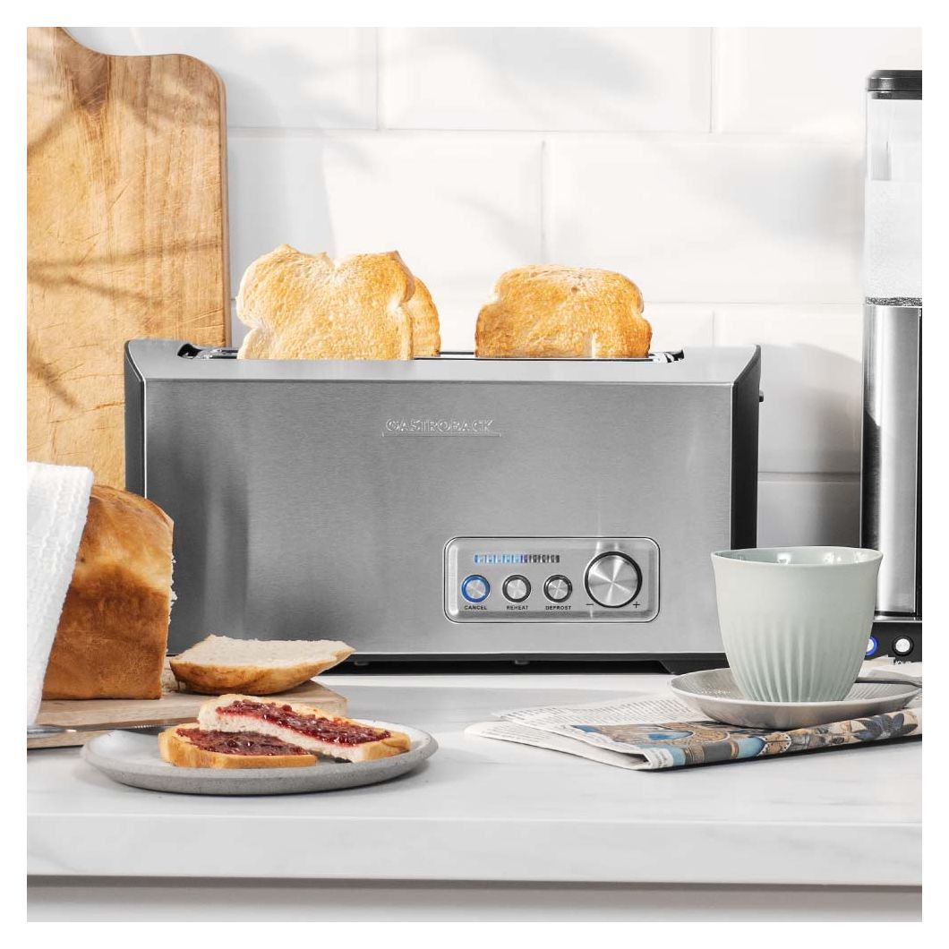 42398 Design Classic Toaster 1500 W 2 Scheibe(n) 9 Stufen  (Schwarz, Edelstahl) 