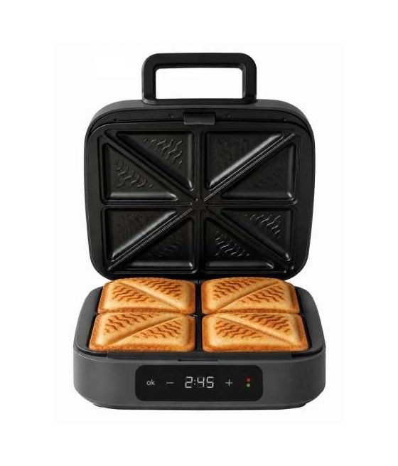 42469 Snack Station 4XL Advanced Sandwichmaker 1800 W für 4 Sandwiches  (Schwarz) 