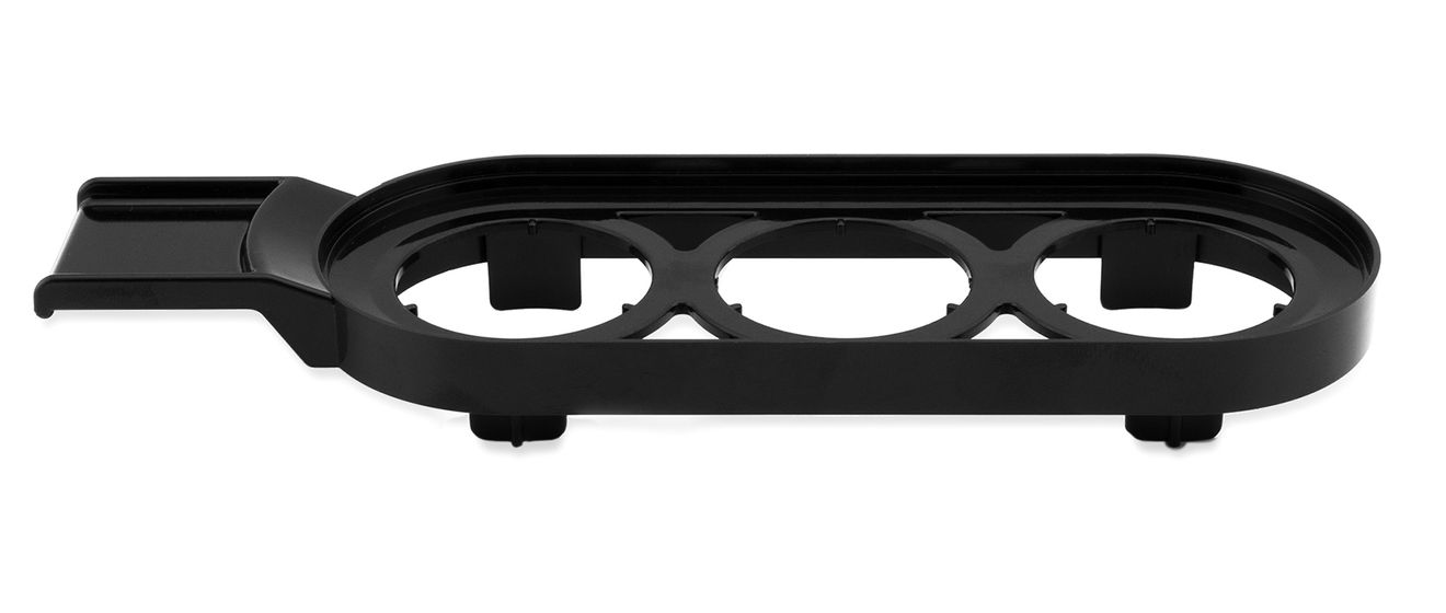 42800 Design Eierkocher für 3 Eier  (Schwarz, Edelstahl) 