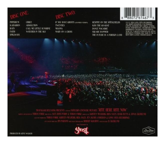 Ghost - Rite Here Rite Now (Ltd. CD) 