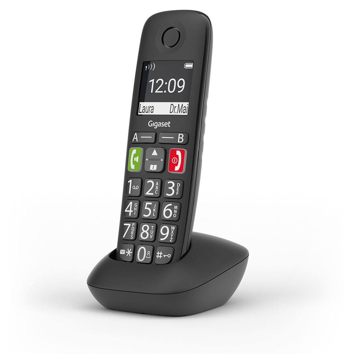 E290HX DECT-Telefon  (Schwarz) 