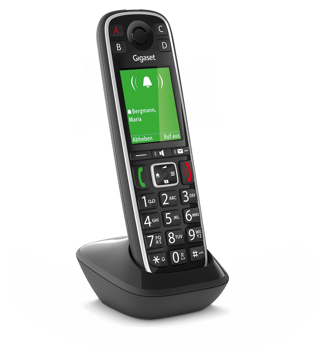 E720HX Analoges/DECT-Telefon  (Schwarz) 