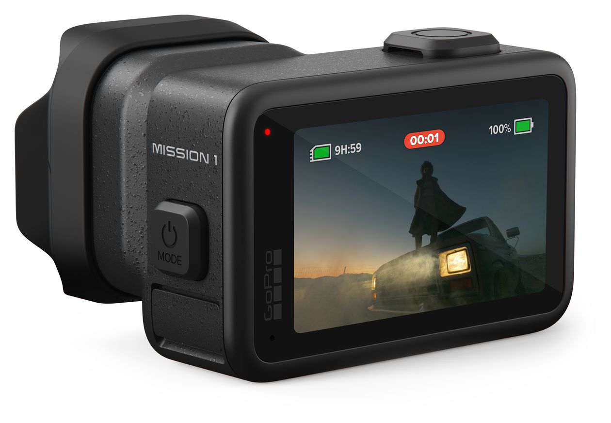 Mission 1 Aktion Kamera 50 MP  (Schwarz) 