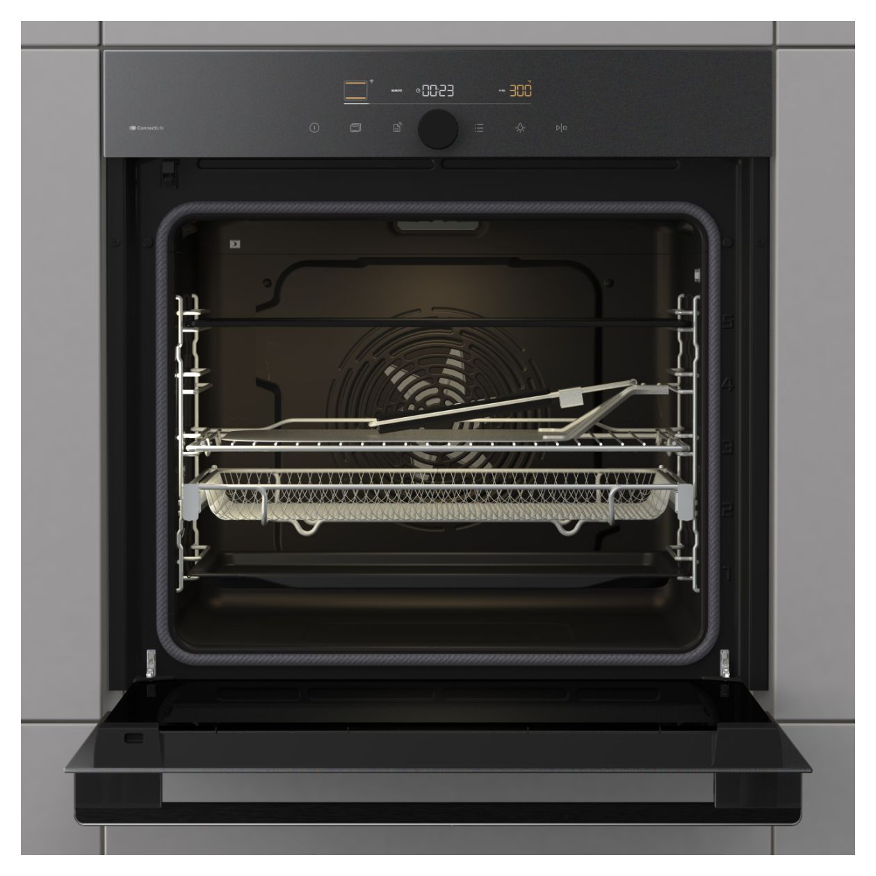 BO3PYEI016 GO66MB Pizza350C Einbaubackofen AutoClean 