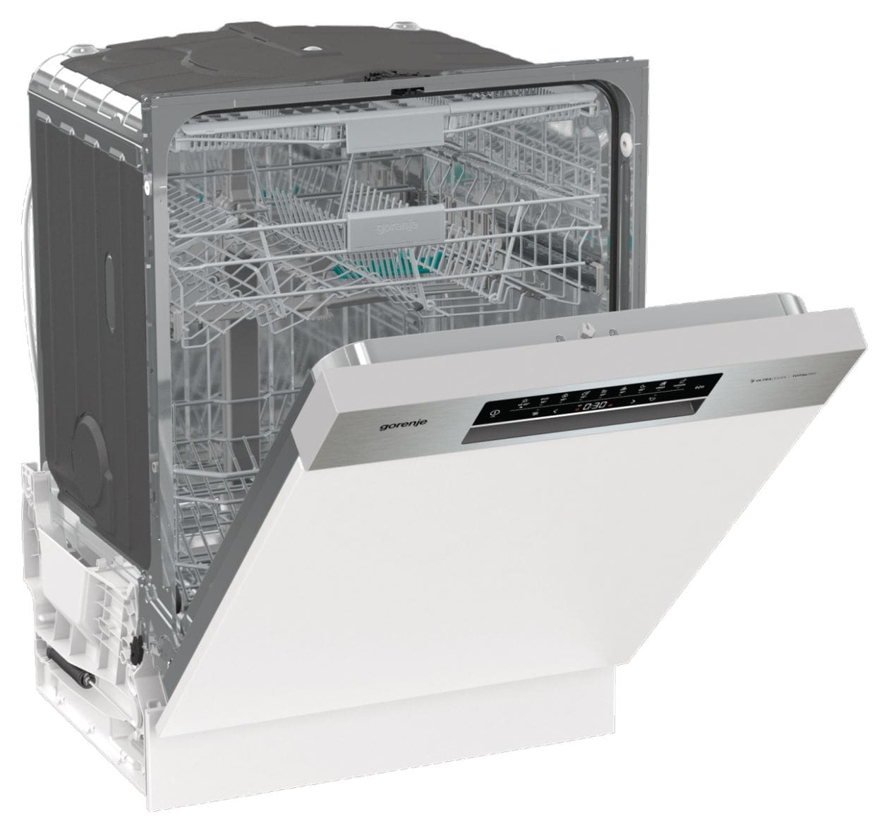 GI673C60X 60 cm Geschirrspüler teilintegriert (ohne Front) Sehr leise 16 Maßgedecke aquaStop Funktion 