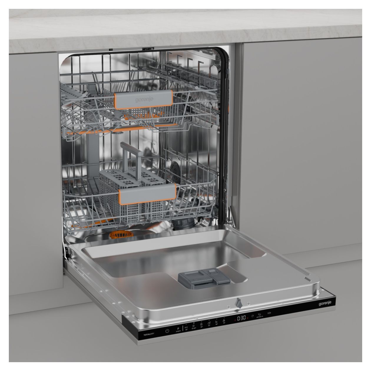 GV642C65 60 cm Geschirrspüler vollintegriert (ohne Front) Leise 14 Maßgedecke 