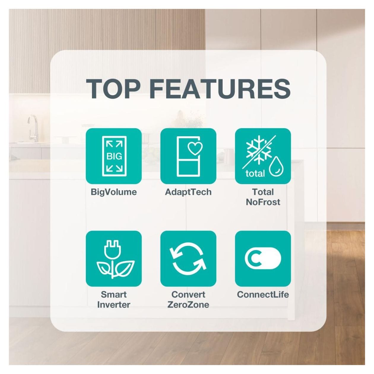 NRB620C6X4WFE 283 l / 130 l Kühl-Gefrierkombi freistehend NoFrost 182 kWh Jahr  (Edelstahl) 