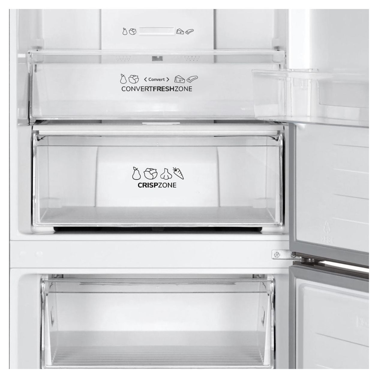 NRK619CABXL4 207 l / 97 l Kühl-Gefrierkombi freistehend NoFrost 155 kWh Jahr  (Schwarz) 