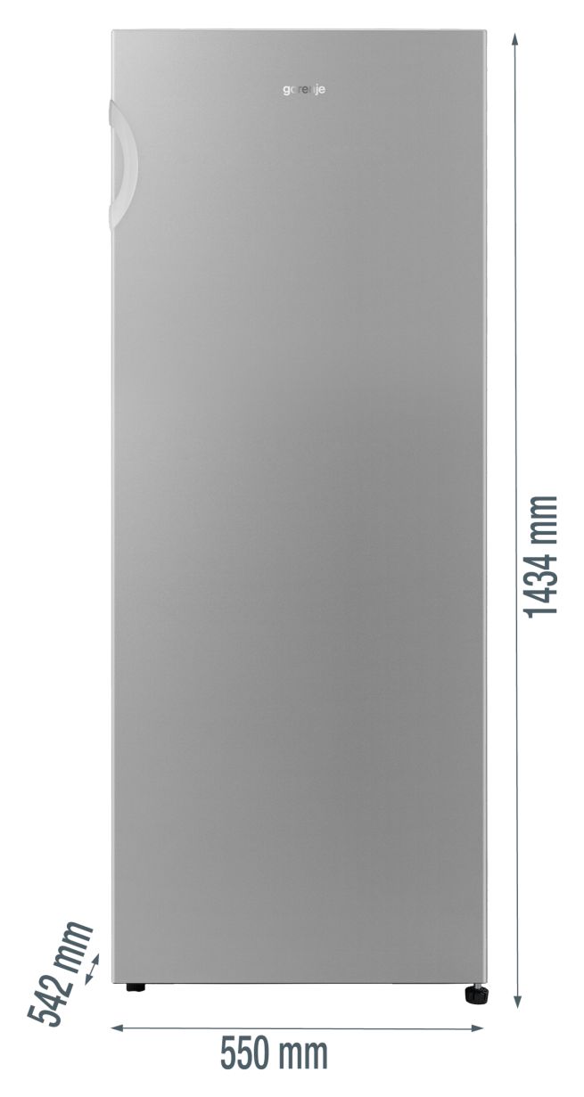 R4142PS 242 l / 242 l Tischkühlschrank EEK: E 104 kWh Jahr  (Grau) 